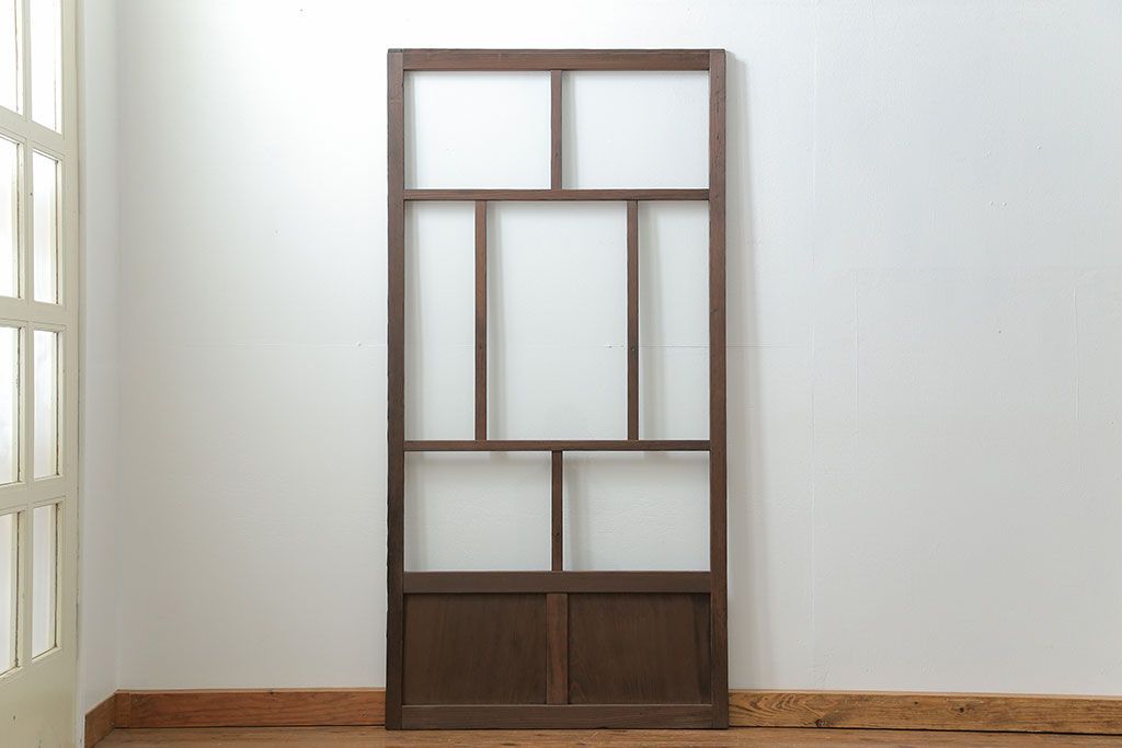 古民具・骨董 アンティークガラス戸一枚