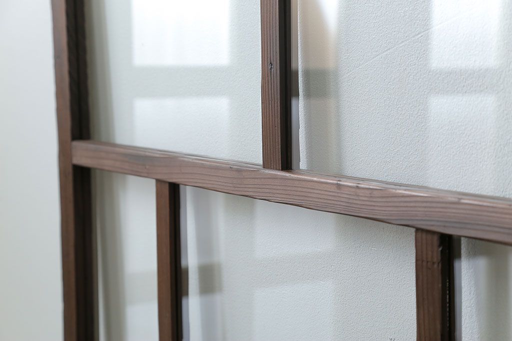 古民具・骨董 アンティークガラス戸一枚