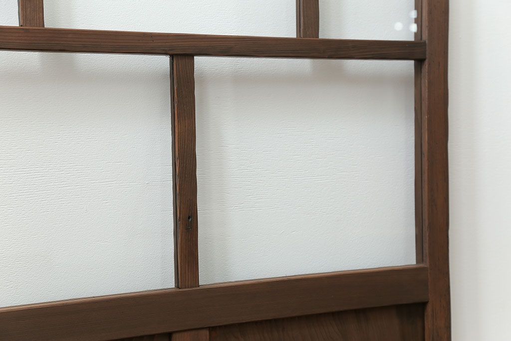 古民具・骨董 アンティークガラス戸一枚