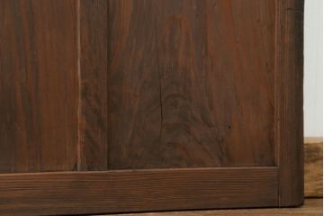 古民具・骨董 アンティークガラス戸3枚セット　(引き戸、和風建具)