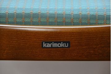 中古　カリモク　ダイニングチェア2脚セット(1)　(椅子、イス)