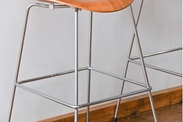 中古　フリッツハンセン　セブンチェア　カウンタースツール　2脚セット(バーチェア、ハイチェア)