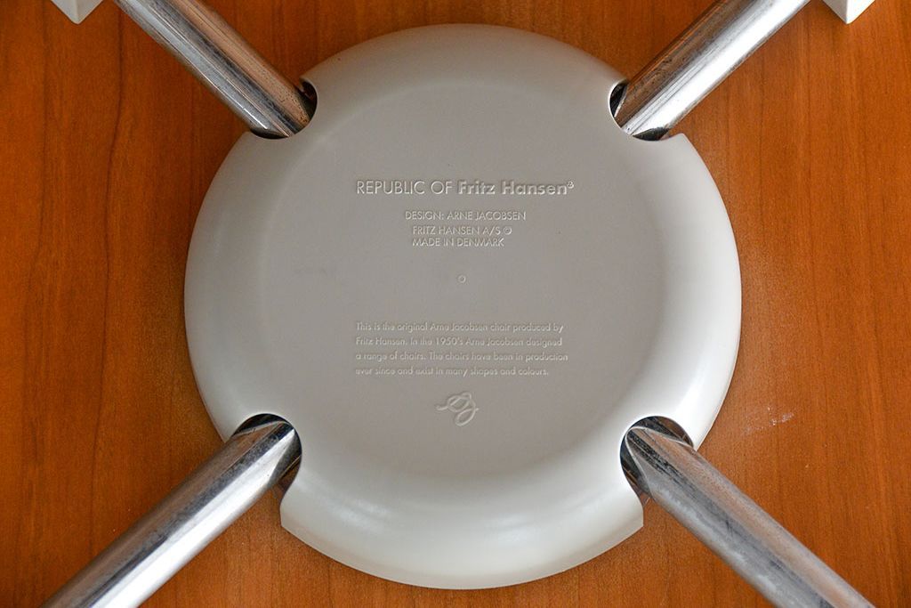 中古　フリッツハンセン　セブンチェア　カウンタースツール　2脚セット(バーチェア、ハイチェア)