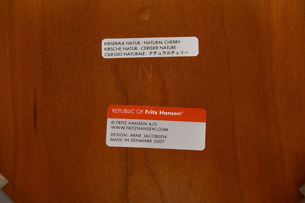 中古　フリッツハンセン　セブンチェア　カウンタースツール　2脚セット(バーチェア、ハイチェア)