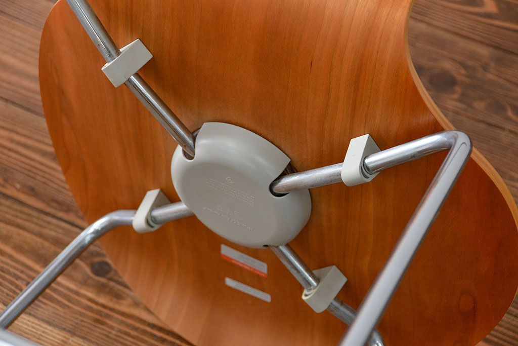 中古　フリッツハンセン　セブンチェア　カウンタースツール　2脚セット(バーチェア、ハイチェア)