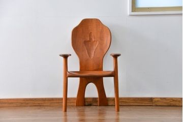 中古　木工作家・田原良作　マイチェアー　定価約27万円(椅子、イス)