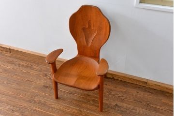 中古　木工作家・田原良作　マイチェアー　定価約27万円(椅子、イス)