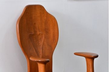 中古　木工作家・田原良作　マイチェアー　定価約27万円(椅子、イス)