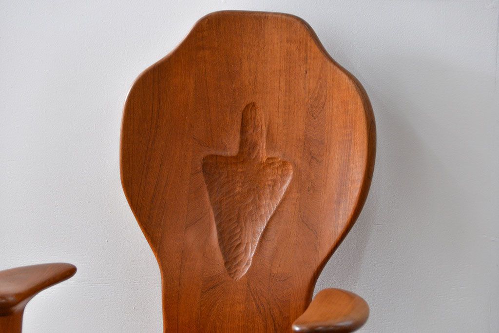 中古　木工作家・田原良作　マイチェアー　定価約27万円(椅子、イス)