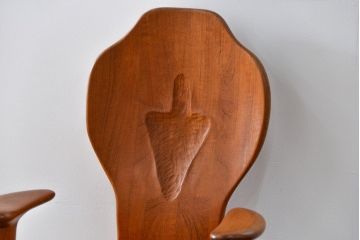 中古　木工作家・田原良作　マイチェアー　定価約27万円(椅子、イス)