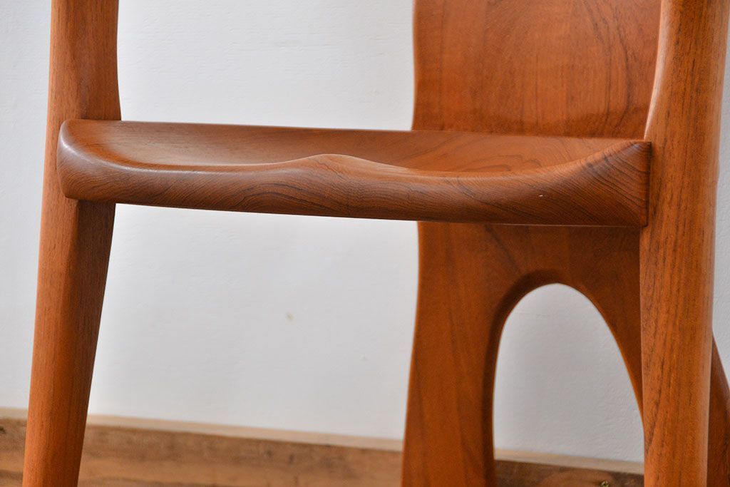 中古　木工作家・田原良作　マイチェアー　定価約27万円(椅子、イス)