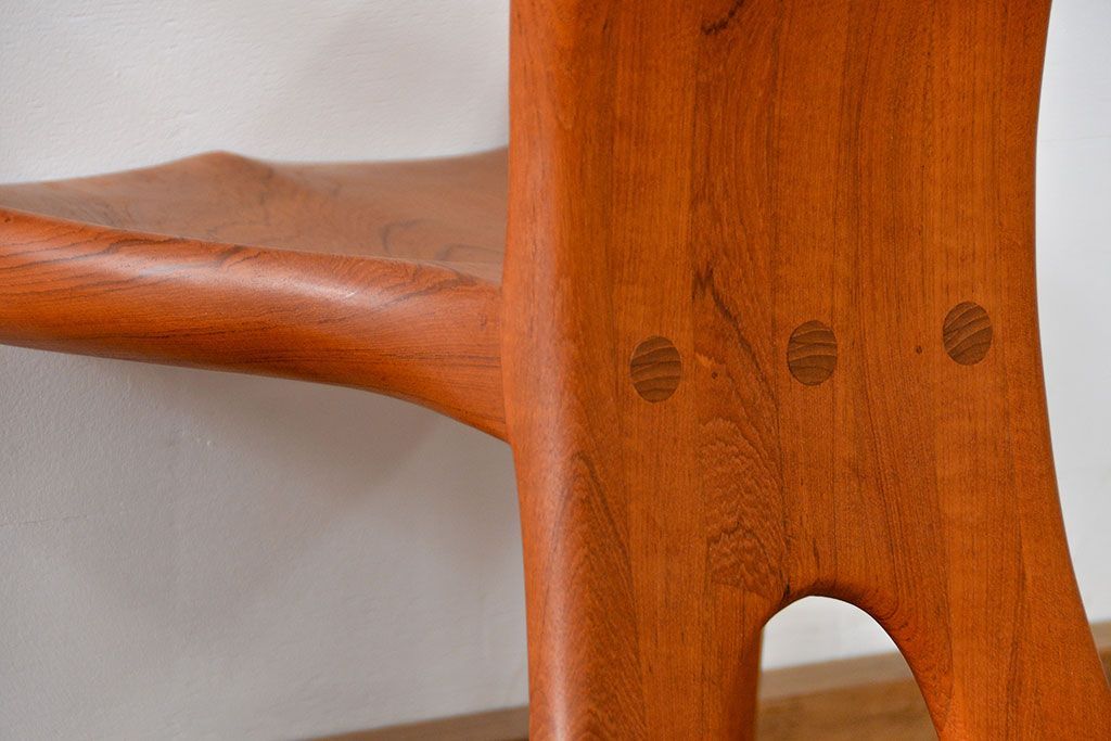 中古　木工作家・田原良作　マイチェアー　定価約27万円(椅子、イス)