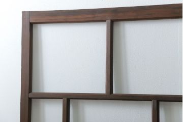 古民具・骨董 アンティークガラス戸一枚　(4)　(引き戸、和風建具)