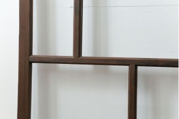 古民具・骨董 アンティークガラス戸一枚　(4)　(引き戸、和風建具)