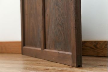 古民具・骨董 アンティークガラス戸一枚　(4)　(引き戸、和風建具)