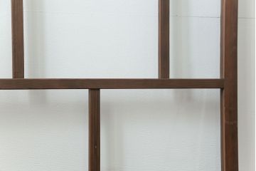 古民具・骨董 アンティークガラス戸一枚　(4)　(引き戸、和風建具)
