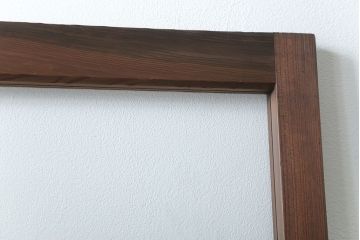 古民具・骨董 アンティークガラス戸一枚(5)　(引き戸、和風建具)