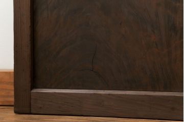 古民具・骨董 アンティークガラス戸一枚(5)　(引き戸、和風建具)