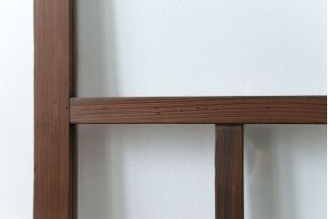 古民具・骨董 アンティークガラス戸一枚(5)　(引き戸、和風建具)