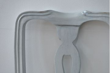 ヴィンテージ家具　海外ビンテージ　アンティークペイント仕上げ　かわいいアームチェア(1)(椅子、イス)