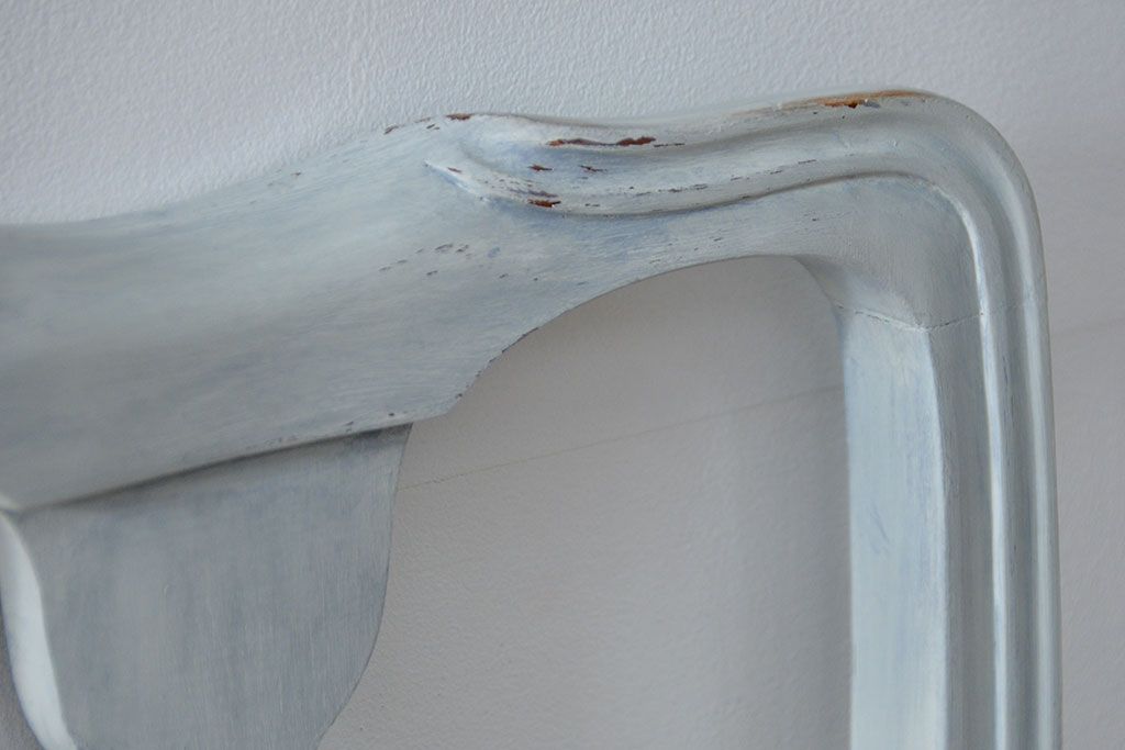 ヴィンテージ家具　海外ビンテージ　アンティークペイント仕上げ　かわいいアームチェア(1)(椅子、イス)