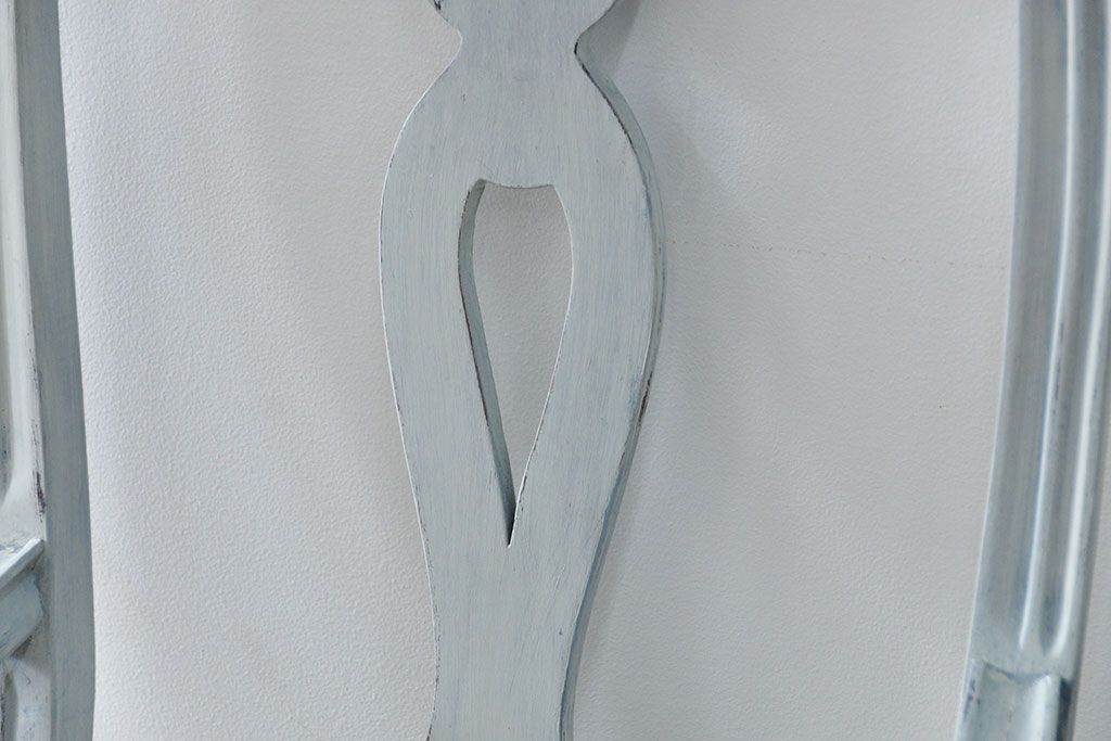 ヴィンテージ家具　海外ビンテージ　アンティークペイント仕上げ　かわいいアームチェア(1)(椅子、イス)