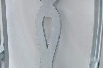 ヴィンテージ家具　海外ビンテージ　アンティークペイント仕上げ　かわいいアームチェア(1)(椅子、イス)