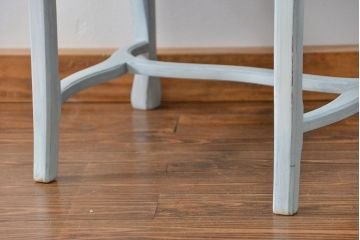 ヴィンテージ家具　海外ビンテージ　アンティークペイント仕上げ　かわいいアームチェア(1)(椅子、イス)