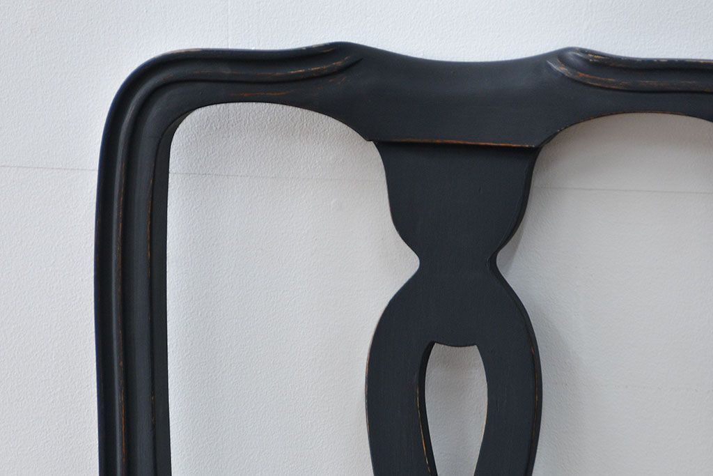 ヴィンテージ家具　海外ビンテージ　アンティークペイント仕上げ　かわいいアームチェア(2)(椅子、イス)