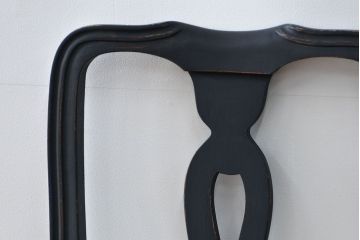 ヴィンテージ家具　海外ビンテージ　アンティークペイント仕上げ　かわいいアームチェア(2)(椅子、イス)