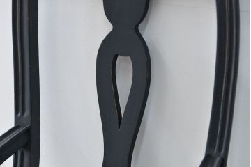 ヴィンテージ家具　海外ビンテージ　アンティークペイント仕上げ　かわいいアームチェア(2)(椅子、イス)