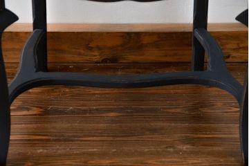 ヴィンテージ家具　海外ビンテージ　アンティークペイント仕上げ　かわいいアームチェア(2)(椅子、イス)