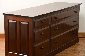 中古　松本民芸家具　E-33型ローチェスト　定価約34万円