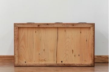 アンティーク雑貨　古民具・骨董 古い欅材の　杢目の素晴らしい長火鉢(落としなし)