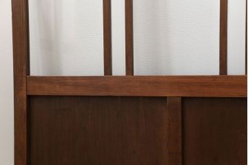 昭和レトロ　すりガラス入り!変わり型ガラス戸2枚セット(建具・引き戸)