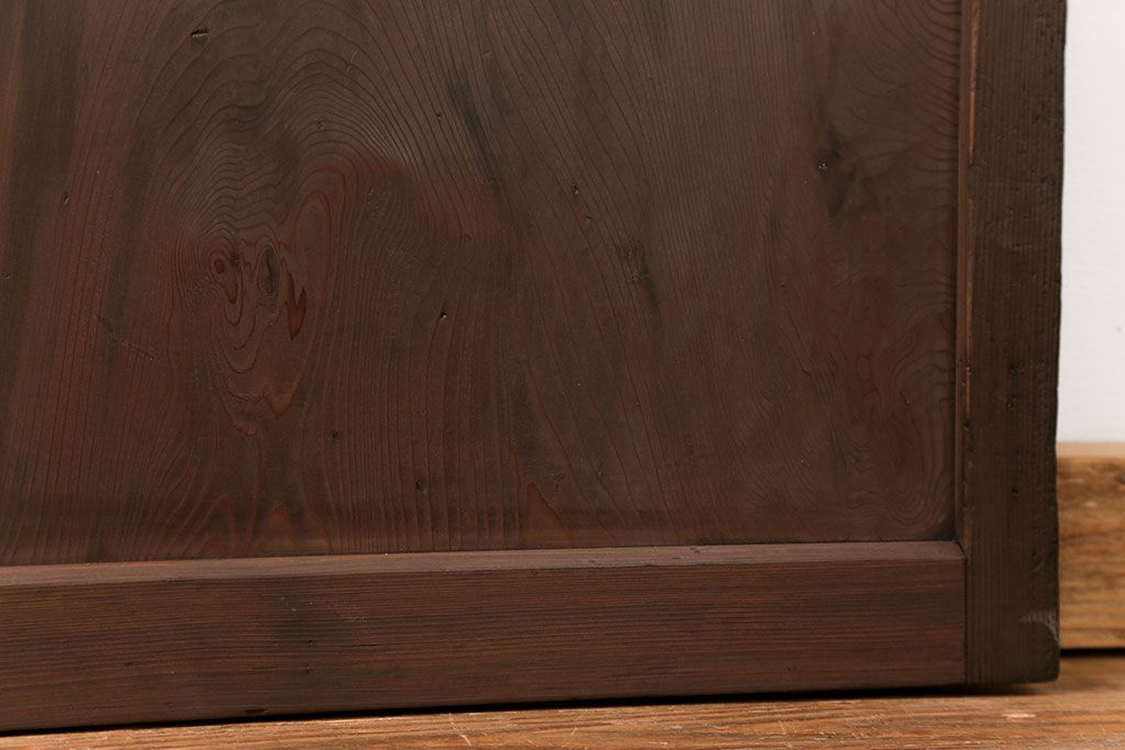 アンティーク 大正ロマン　細身の上質なガラス戸　2枚セット(引き戸)