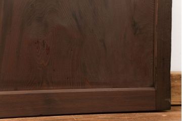 アンティーク 大正ロマン　細身の上質なガラス戸　2枚セット(引き戸)