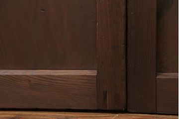 アンティーク 大正ロマン　細身の上質なガラス戸　2枚セット(引き戸)