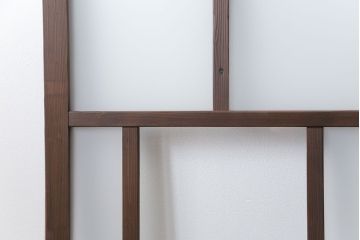 アンティーク 大正ロマン　細身の上質なガラス戸　2枚セット(引き戸)