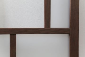 アンティーク 大正ロマン　細身の上質なガラス戸　2枚セット(引き戸)