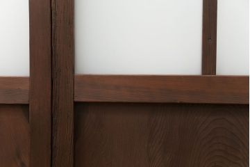 アンティーク 大正ロマン　細身の上質なガラス戸　2枚セット(引き戸)