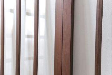 昭和レトロ 背の高いシンプルなガラス戸　2枚セット(引き戸)