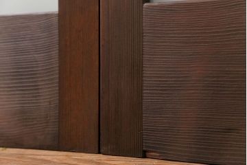 昭和レトロ 背の高いシンプルなガラス戸　2枚セット(引き戸)