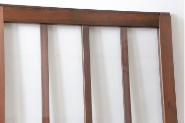 昭和レトロ 背の高いシンプルなガラス戸　2枚セット(引き戸)