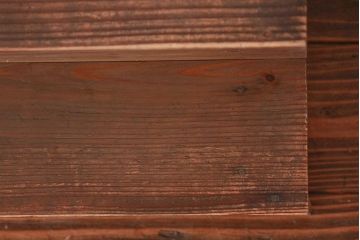 アンティーク家具　アンティーク 古い木味の簡素で小さな飾り棚　2個セット　(陳列棚)