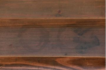 アンティーク家具　アンティーク 古い木味の簡素で小さな飾り棚　2個セット　(陳列棚)