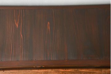 アンティーク家具　古民具・骨董 特大!九尺幅　重厚な水屋箪笥ローボード(1)(ローチェスト、テレビボード、テレビ台、キャビネット、収納棚)