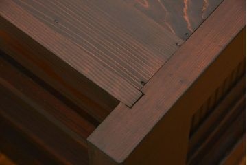 アンティーク家具　古民具・骨董 特大!九尺幅　重厚な水屋箪笥ローボード(1)(ローチェスト、テレビボード、テレビ台、キャビネット、収納棚)