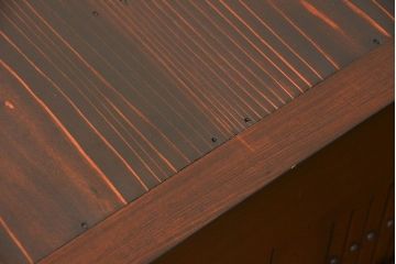 アンティーク家具　古民具・骨董 特大!九尺幅　重厚な水屋箪笥ローボード(1)(ローチェスト、テレビボード、テレビ台、キャビネット、収納棚)