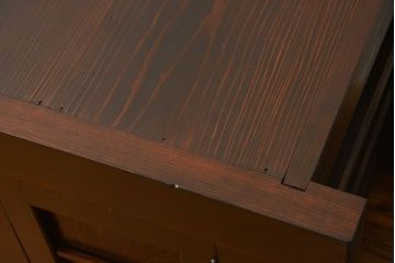 アンティーク家具　古民具・骨董 特大!九尺幅　重厚な水屋箪笥ローボード(1)(ローチェスト、テレビボード、テレビ台、キャビネット、収納棚)